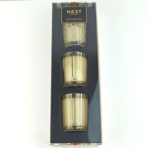 Nest Festive Votive Trio: Crystalized Ginger Vanilla, Birchwood Pine, Holiday